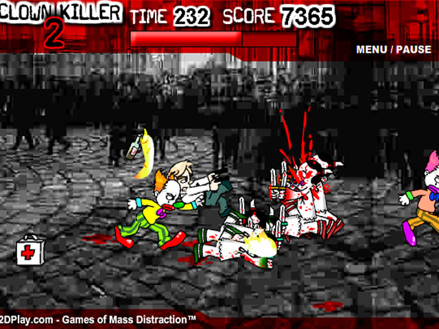 Screenshot vom Programm: Clown Killer